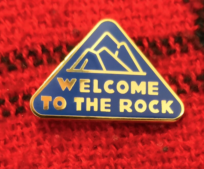 Welcome To The Rock Broadway and West End Musical Come From Away Enamel Pin Badge