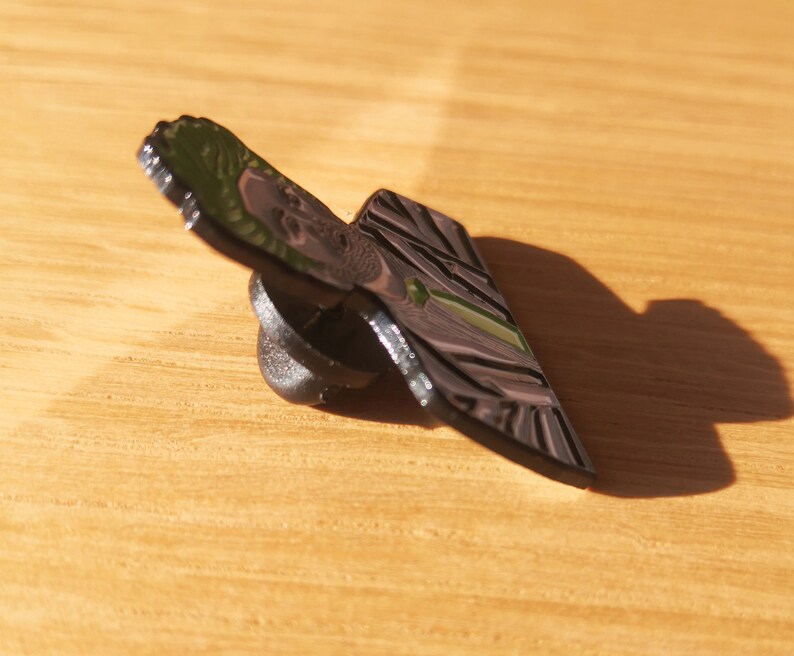 Beetlejuice Musical Theatre Pin Badge - Side View