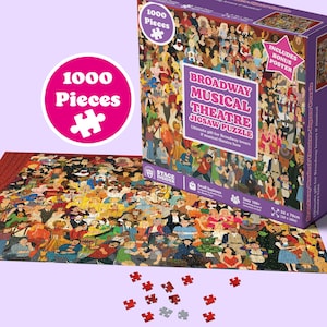 Broadway Musical Theatre Jigsaw Puzzle: Gift for Musical Theatre Fans & Broadway Lovers