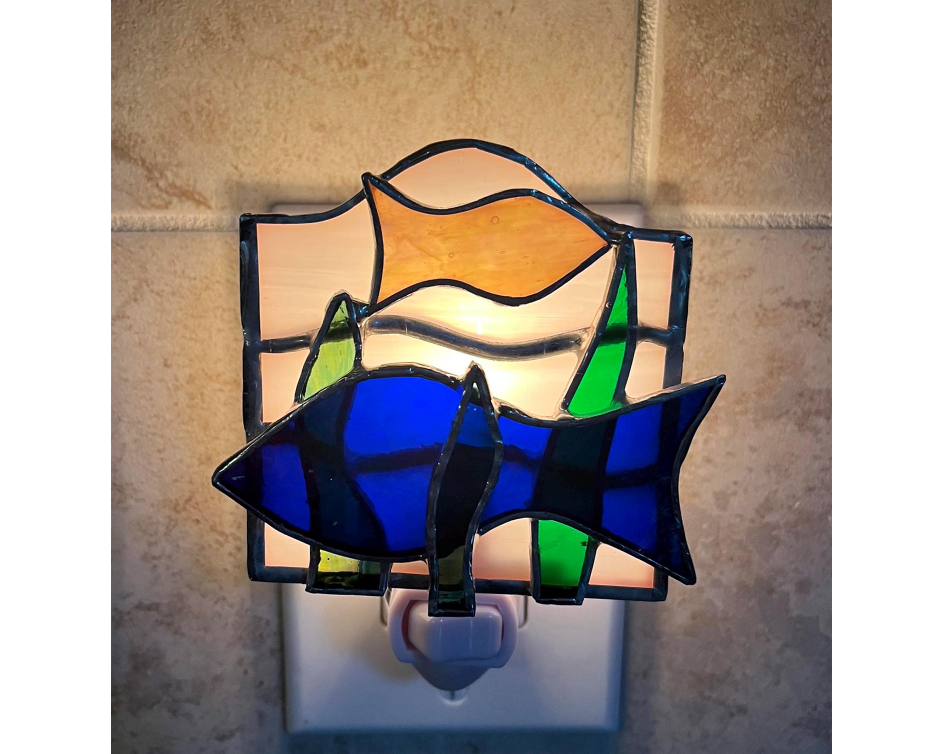 4x4 Stained Glass Panel - Etsy