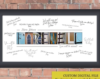 Going Away Farewell Gifts For Coworker Friend Farewell Gift For Boss Farewell Gift Leaving Guest book