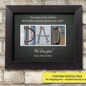Regalo para papá Personalizado Día del Padre Regalo de niños Regalo de padre de hija regalo para papá Navidad cumpleaños regalo imprimible papá regalo de hijo