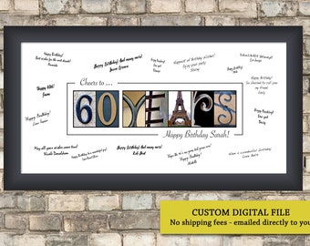 60th Birthday Gifts for Women, Milestone Birthday, 60th Birthday Decorations, 60th Birthday Gift for Mom, 60th Birthday Ideas