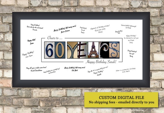 60th Birthday Gifts for Women, Milestone Birthday, 60th Birthday Decorations, 60th Birthday Gift for Mom, 60th Birthday Ideas