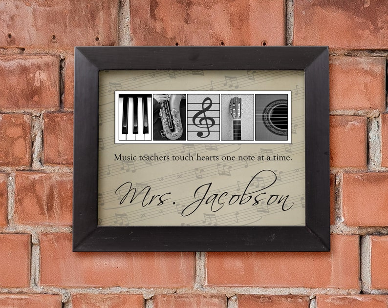 Music Teacher Gift, Piano Teacher Gift, Guitar Teacher Gift, Band teacher Gift, Music Lover Gifts, Thank you gift for music teacher image 4