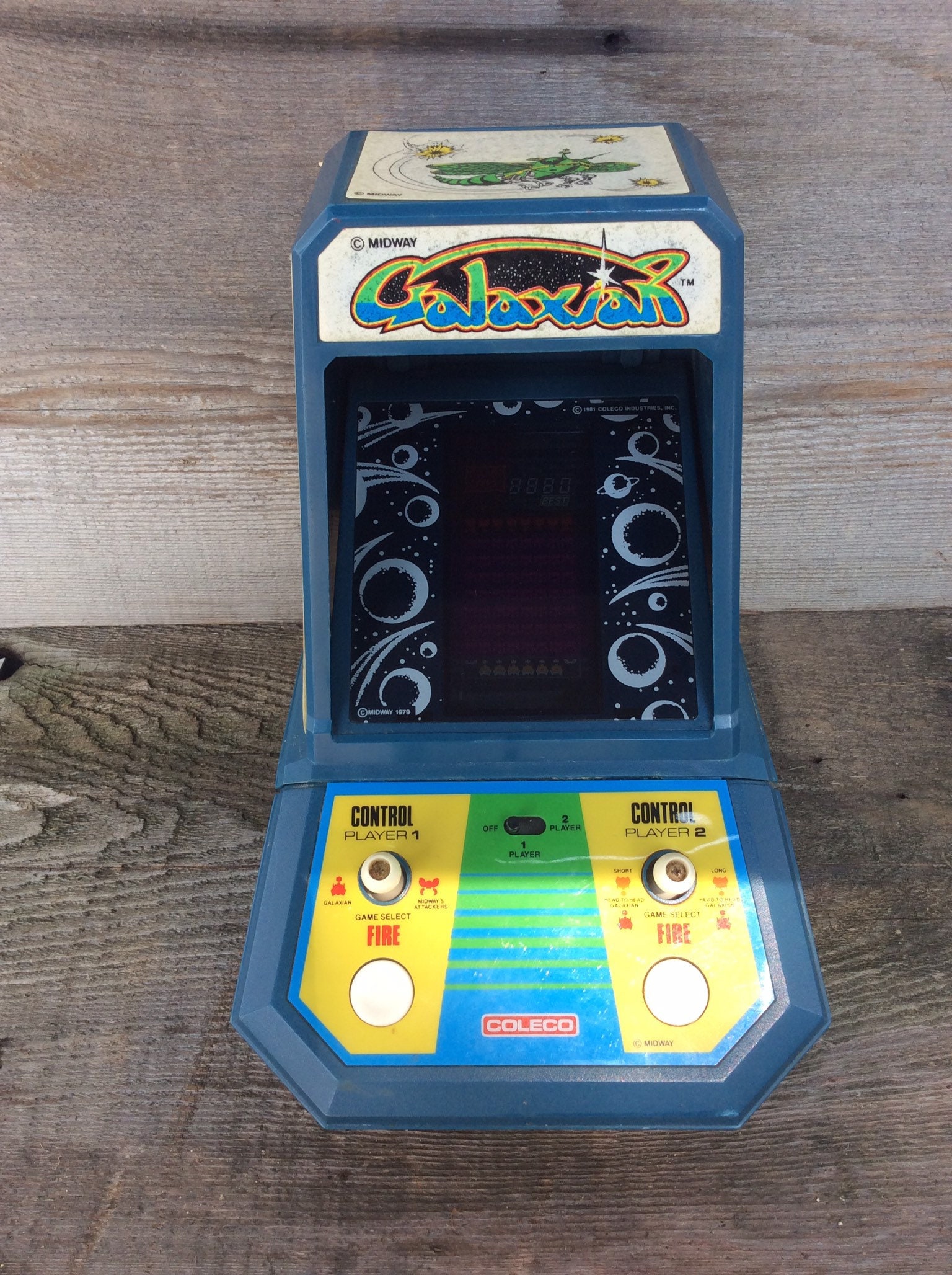 Coleco Galaxian Mini Arcade vintage juego arcade de mesa Etsy España