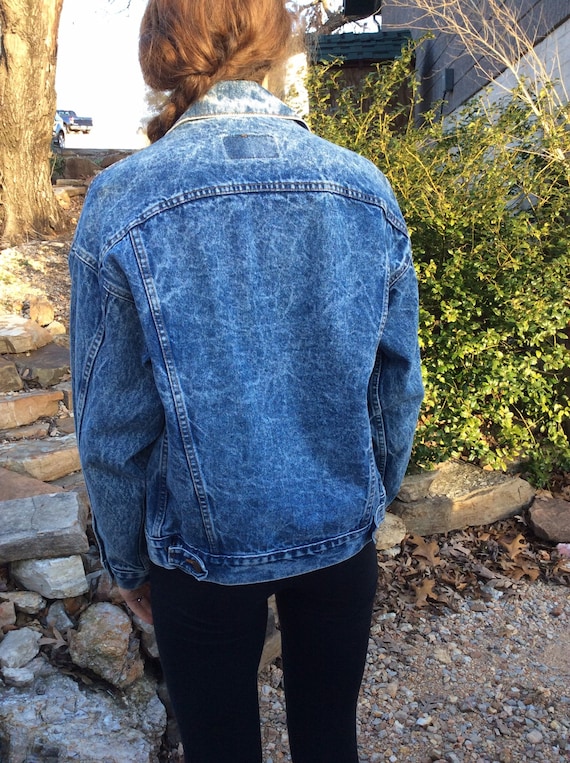 Vintage Levi acid wash Levi Strauss Denim Jacket Gem
