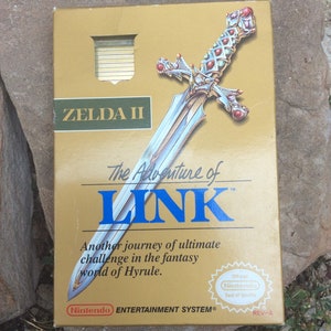 Nes The Adventures of Link Nintendo Entertainment System game Zelda II