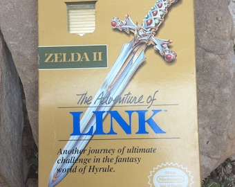 Nes The Adventures of Link Nintendo Entertainment System game Zelda II