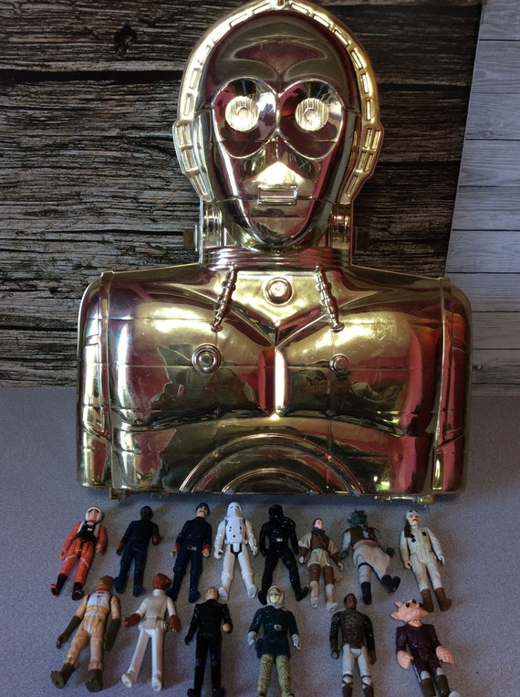Star Wars C3P0 Action Figure Carrying Case With 14 Star Wars
