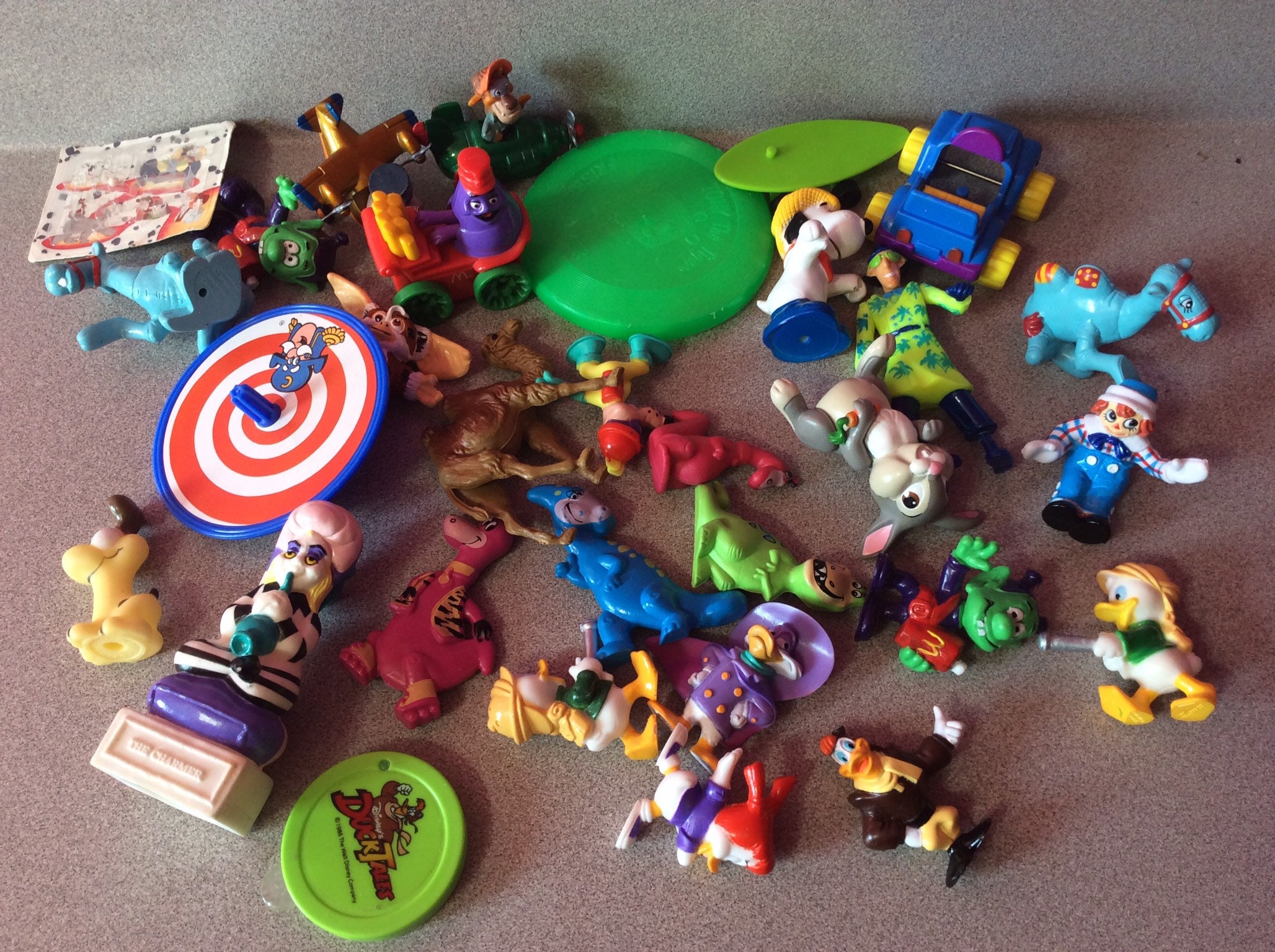 Vintage Lot of Mcdonald's Happy Meal Toys, Sonic Toys