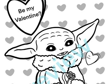 Yoda Coloring Pages Etsy Yoda Coloring Pages Etsy