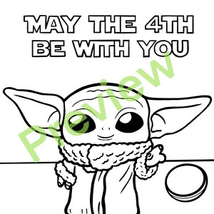 2 Baby Yoda Christmas Coloring Pages | Etsy