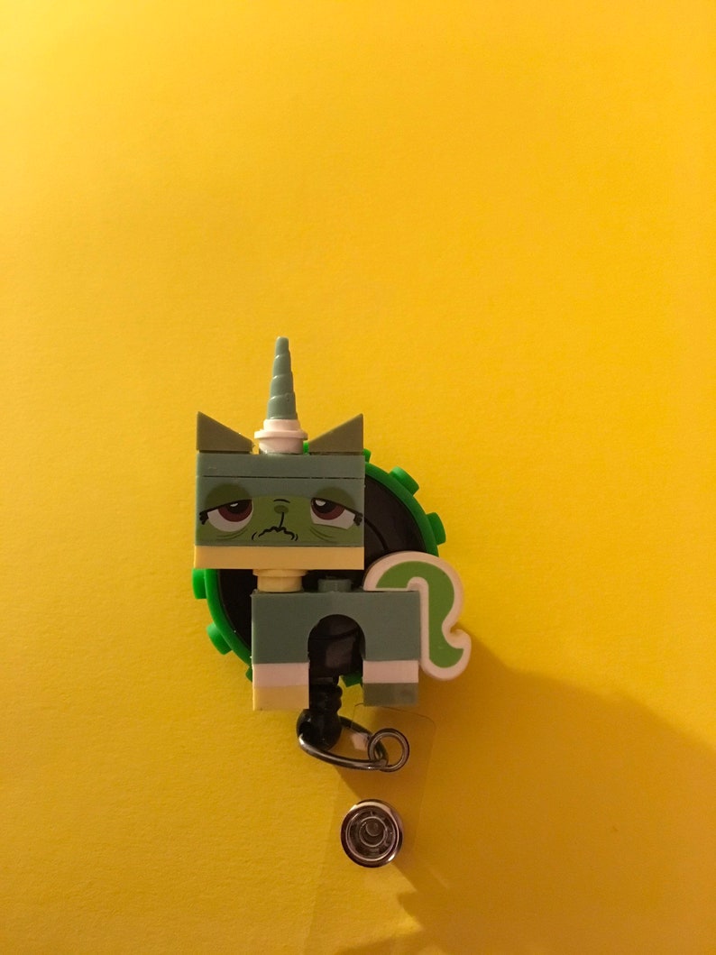 Unikitty lego badge holder
