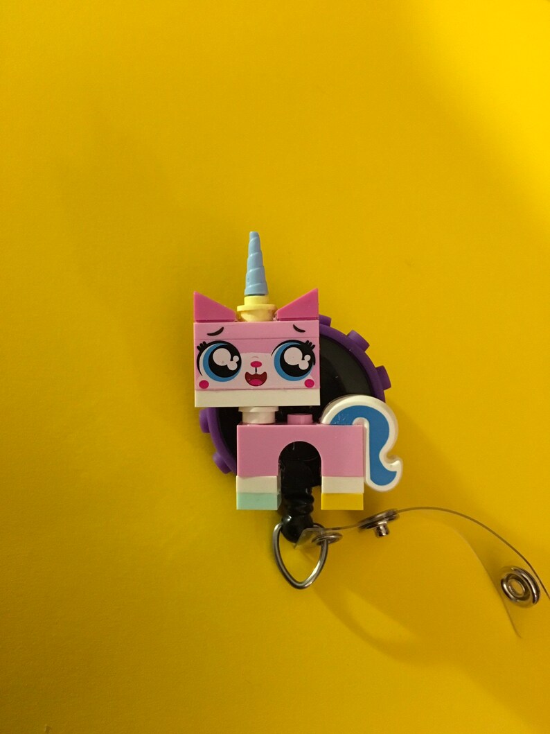 Unikitty lego badge holder