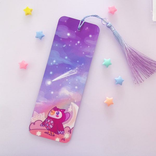 Animal Crossing Celeste Cute kawaii Bookmark, New Horizons Switch Game, Reading accessory, Book lover,