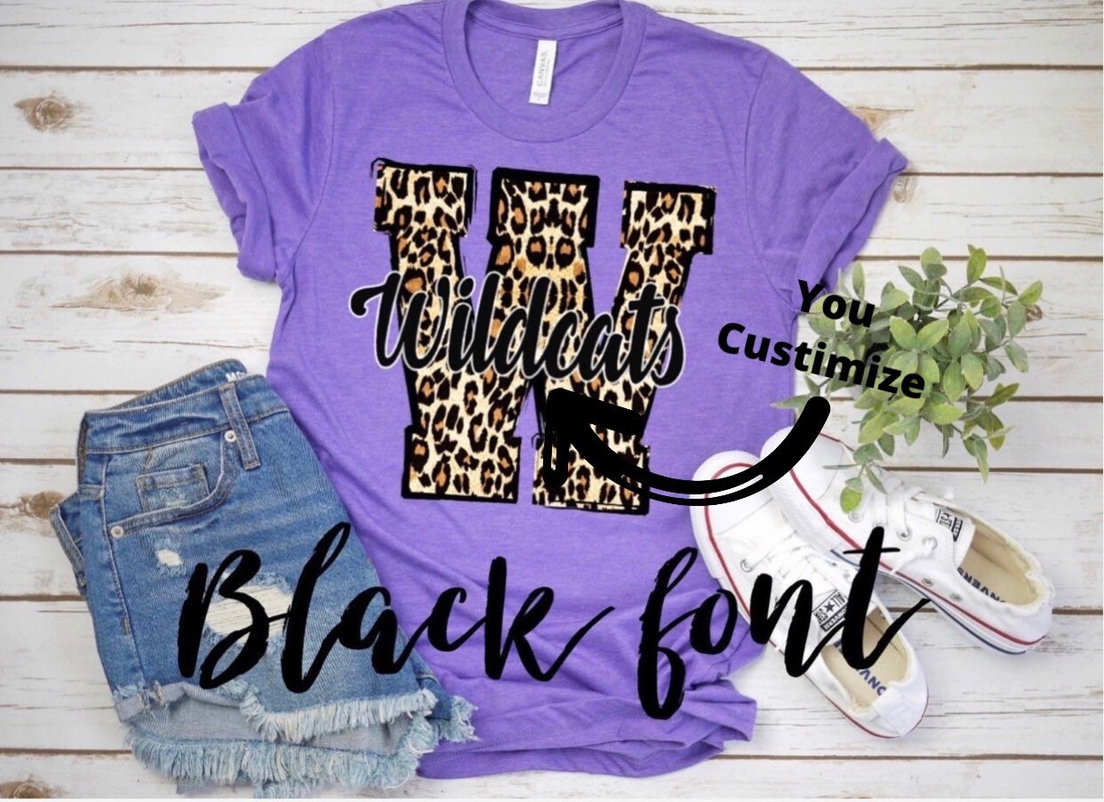 Custom school spirit T-shirt, custom Spirit T-shirt,