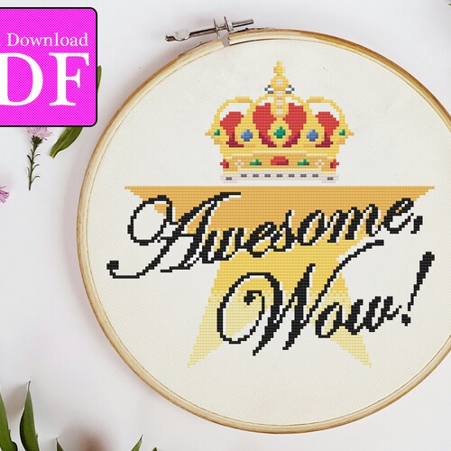 Hamilton Cross Stitch Pattern awesome Wow Etsy