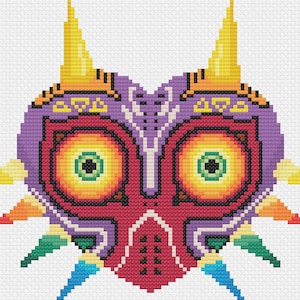 Majora's Mask Inspired Cross Stitch Pattern - Etsy