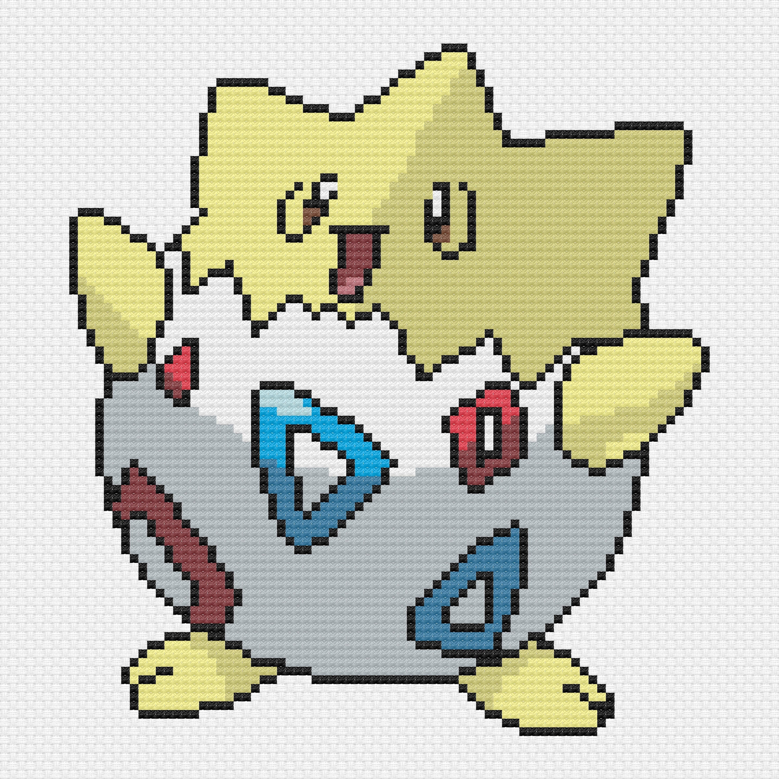 ポケモンシールダス ステッチタッチ #01 ピカチュウ、トゲピー