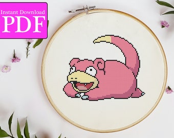 専用ページ ヤドン様 ポケモン ヤドンの刺繍デザインファイル（4サイズ） - Etsy 日本