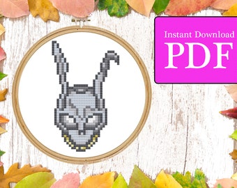 Donnie Darko Frank Cross Stitch Pattern