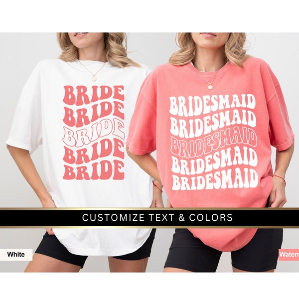 Groovy Bachelorette Tshirt | Bachelorette Party Shirts, Custom Bridesmaid Shirts, Bach Trip Shirts, Bridal Party Shirts, Bridal Party Gifts