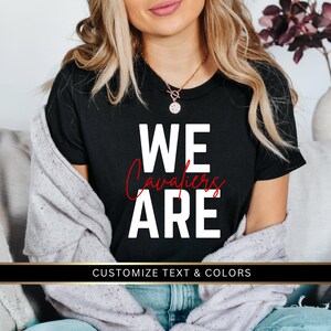 Benutzerdefinierte Maskottchen T-Shirt | Team Maskottchen Tshirt, Fußball-Team-Shirt, personalisiertes Schul-Shirt, Teamname-Shirt, Team-Shirt, passende Lehrer-Shirts