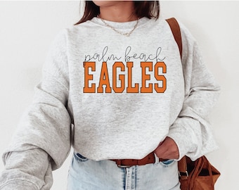 Custom Mascot Sweatshirt | Team Mascot | Crewneck Sweatshirt | Custom Sweatshirt | School Spirit | Teacher Sweatshirt | Teacher Gifts |