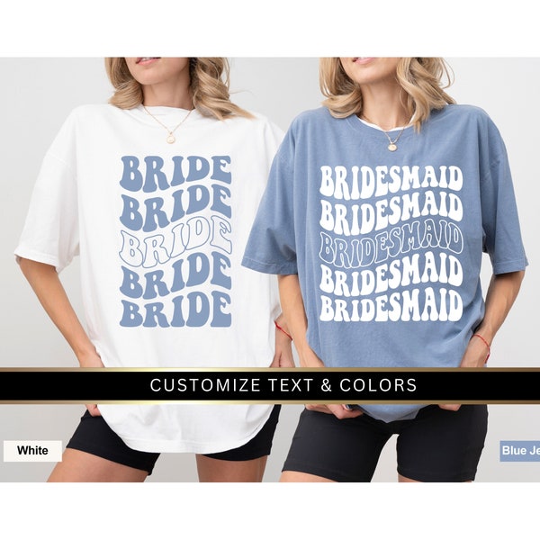 Groovy Bachelorette Tshirt | Bachelorette Party Shirts, Custom Bridesmaid Shirts, Bach Trip Shirts, Bridal Party Shirts, Bridal Party Gifts
