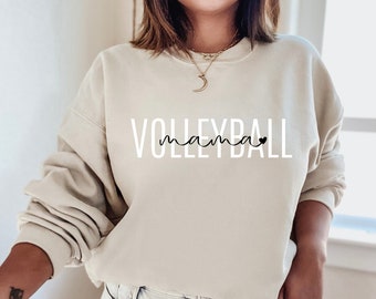 Volleyball Mama Sweatshirt | Volleyball Sweatshirt, Team Mascot, Volleyball Mom Sweatshirt, Volleyball Gifts, Custom Crewneck Sweatshirt