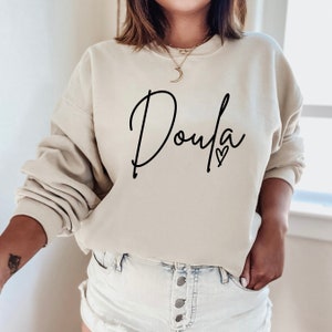 Doula Sweatshirt | Doula Gifts, Doula Crewneck, Doula, Doula Life, Gifts For Birth Worker, Custom Crewneck Sweatshirt, Custom Gift For Doula