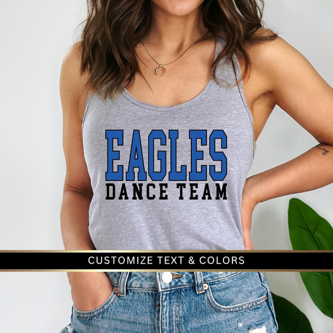 Custom Dance Team Tank | Dance Team Shirts, Dance Coach Shirt, Dance ...