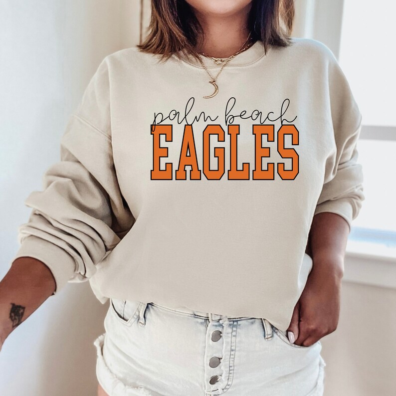 SDI NCAA Mascot Block Arch Crewneck Sweatshirt - Heavyweight Team Spirit Apparel | College Game Day Pullover - View #4