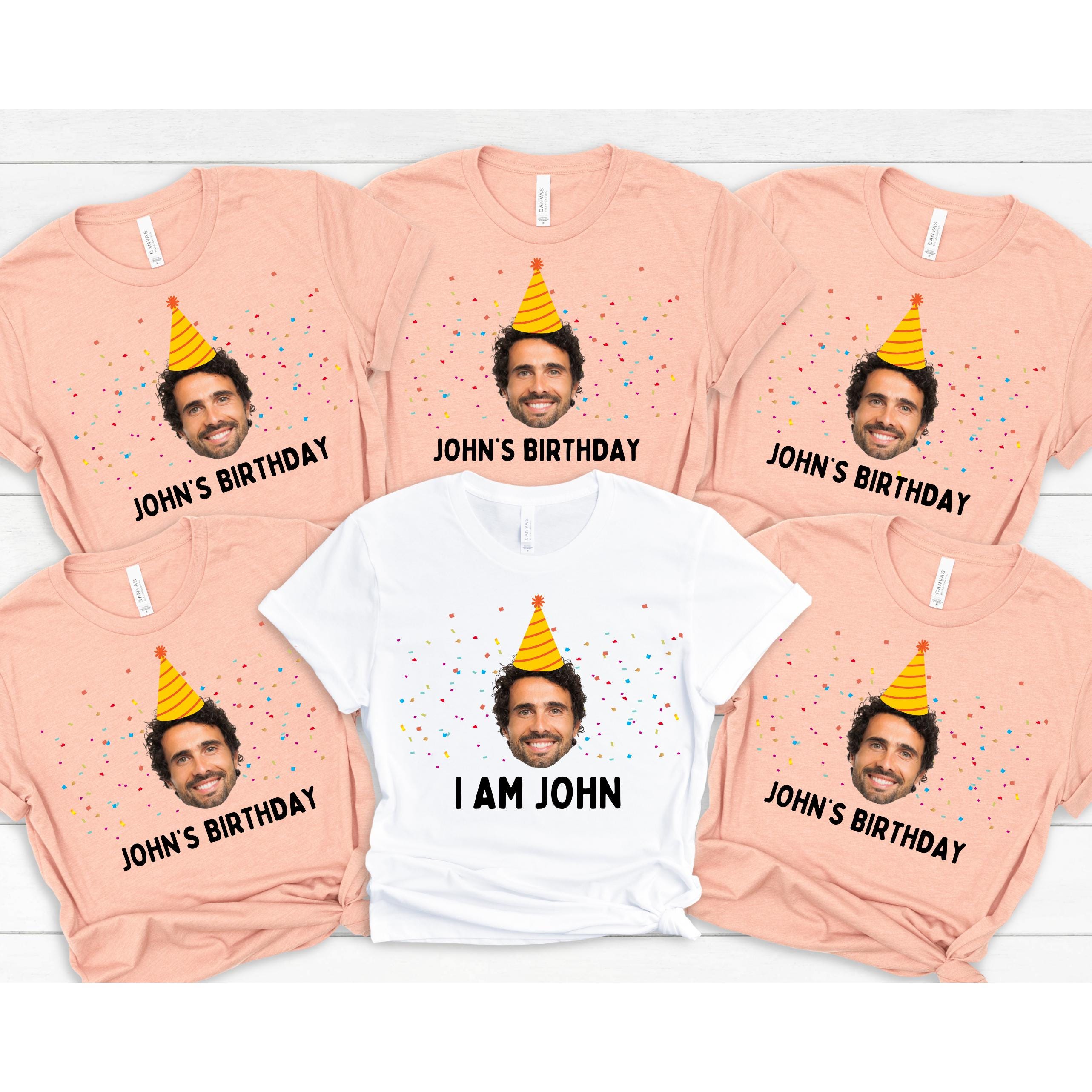 Customised Top Fun CUSTOM Birthday Tee | Custom Birthday Shirts, Funny Birthday Shirts ...