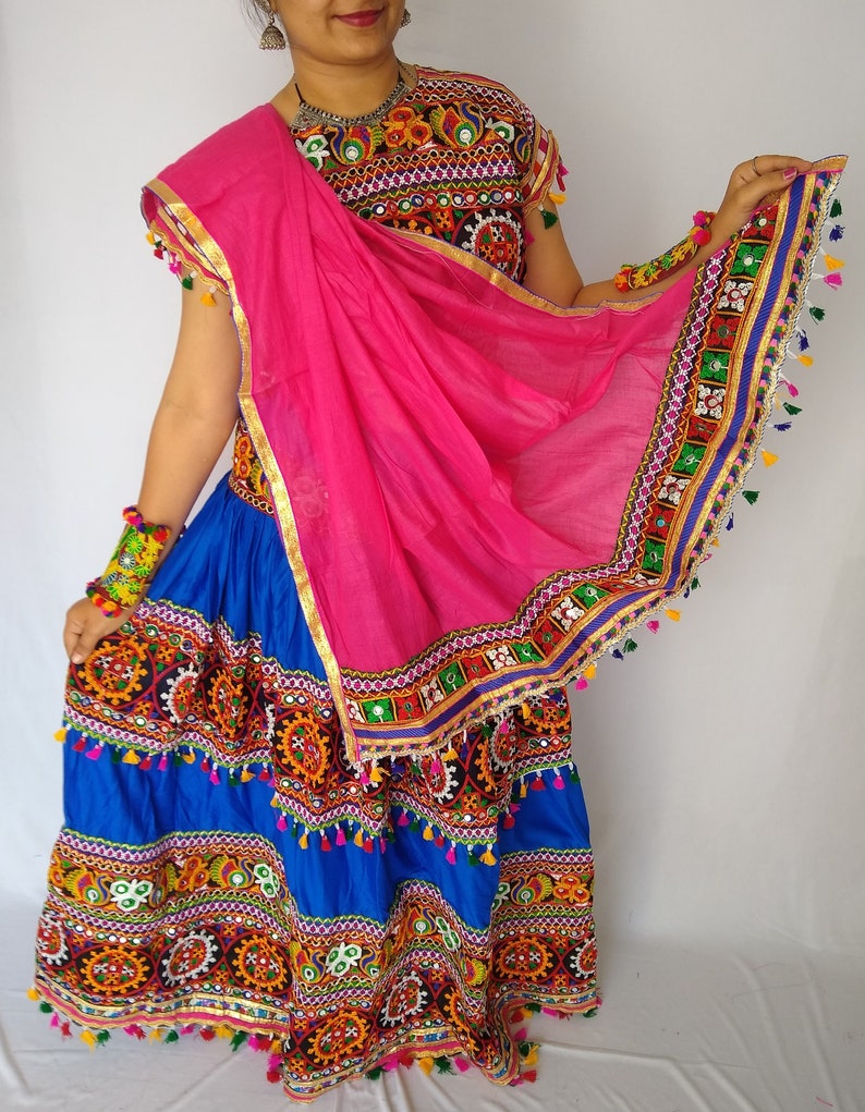Navratri Garba Lehenga CholiIndian Traditional Ghagra Etsy