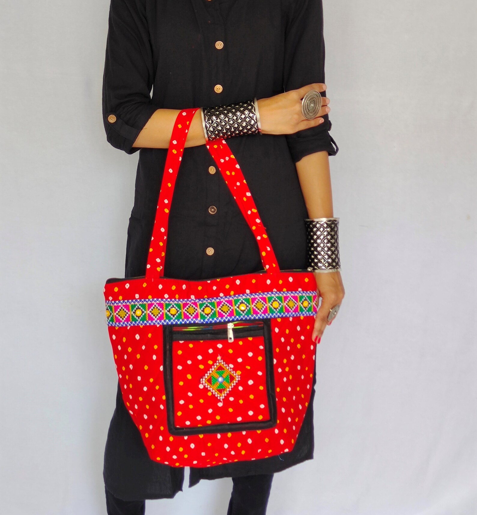 Indian Ethnic HandbagShoulder BagTribal Cultural Etsy