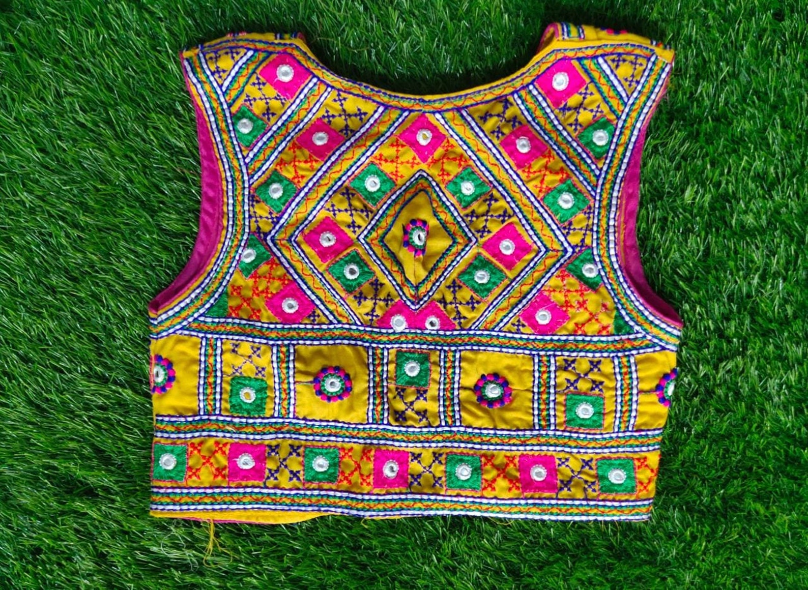 Tribal Gujarati Hand Embroidered JacketAfghani CoatKutchi Etsy