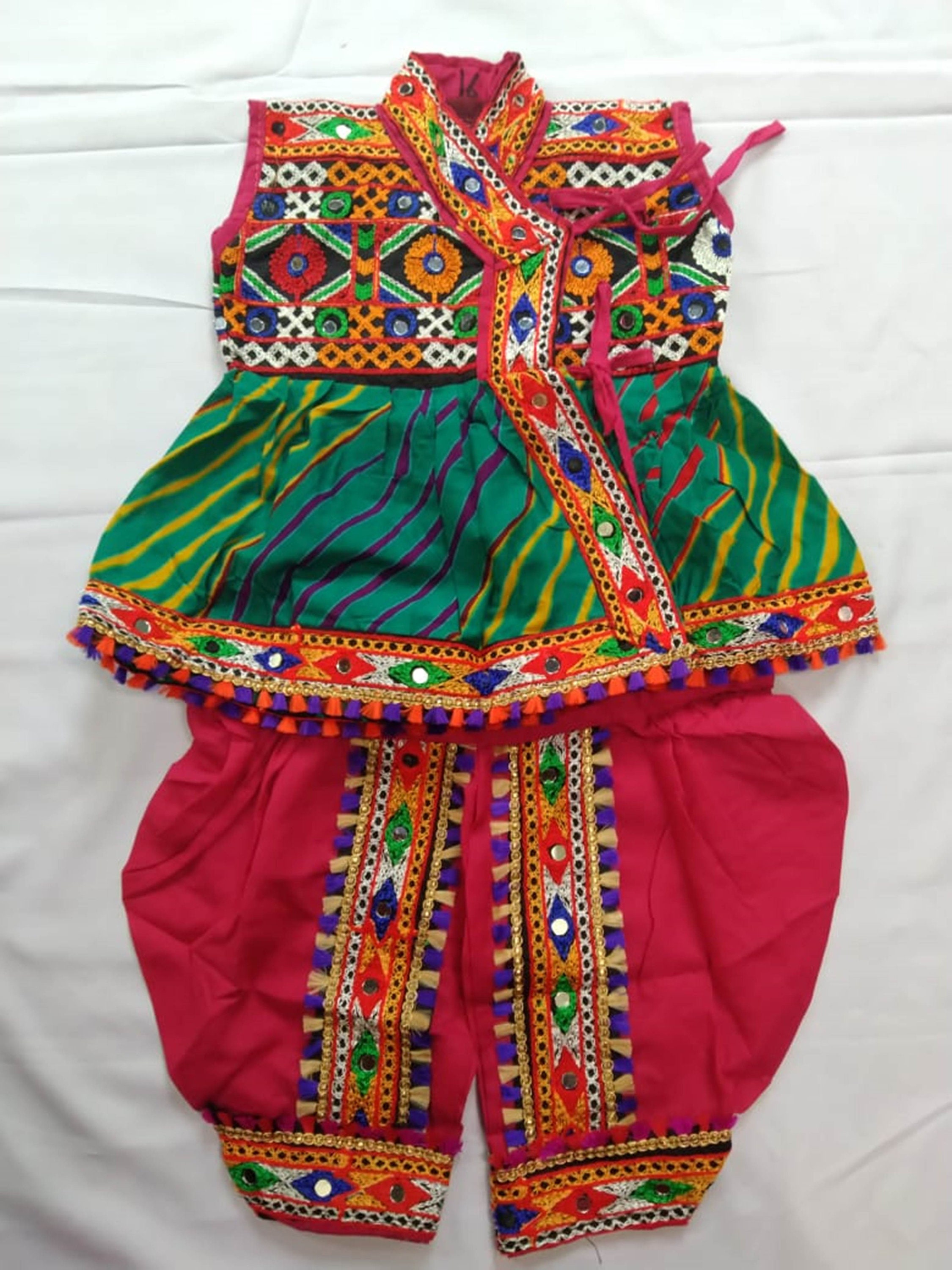 Gujarati Traditional Kids Kediyu-Navratri Special Dress-Baby | Etsy