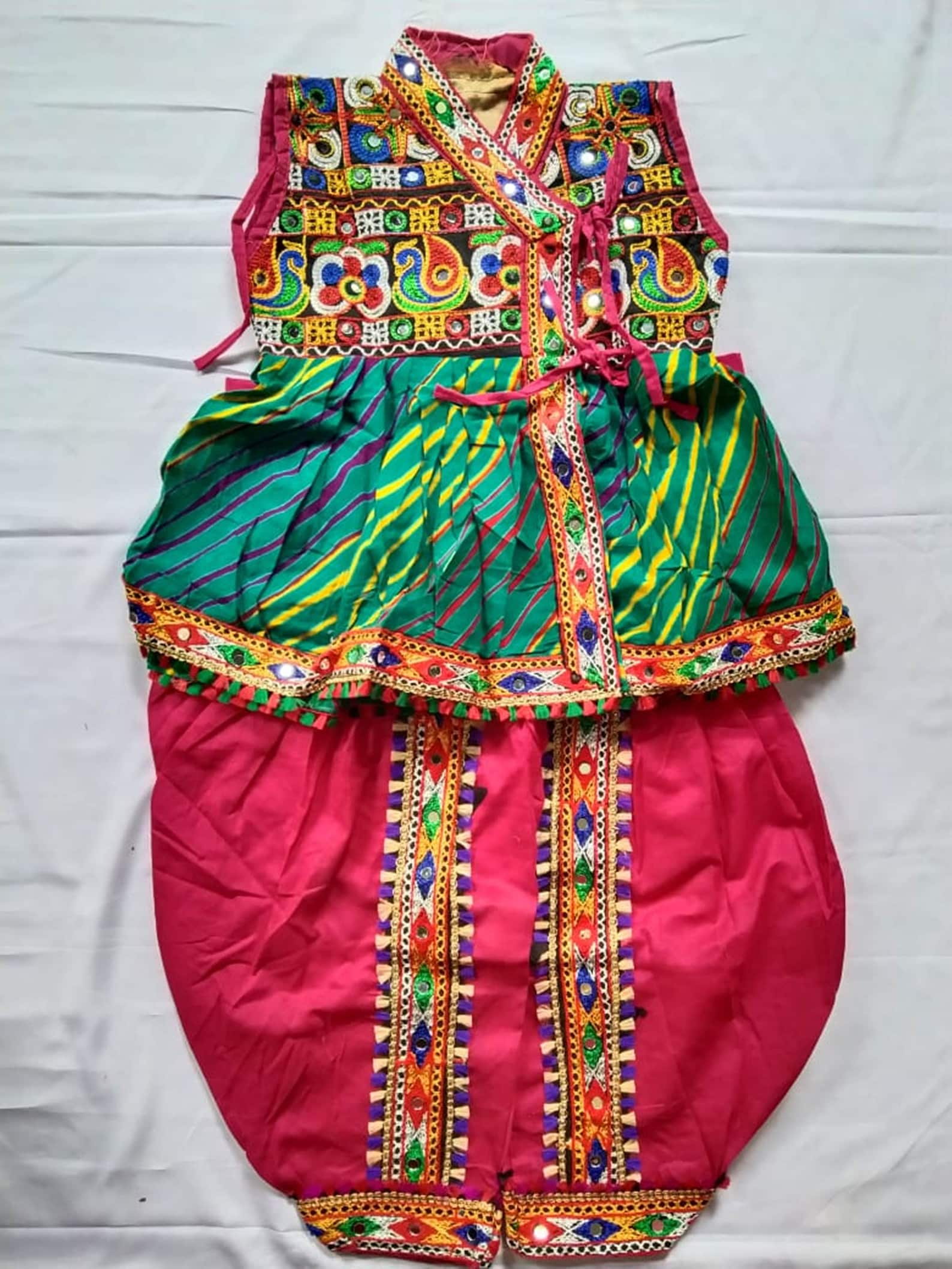 Gujarati Traditional Kediyu With Tulip Pants-Ras Garba | Etsy