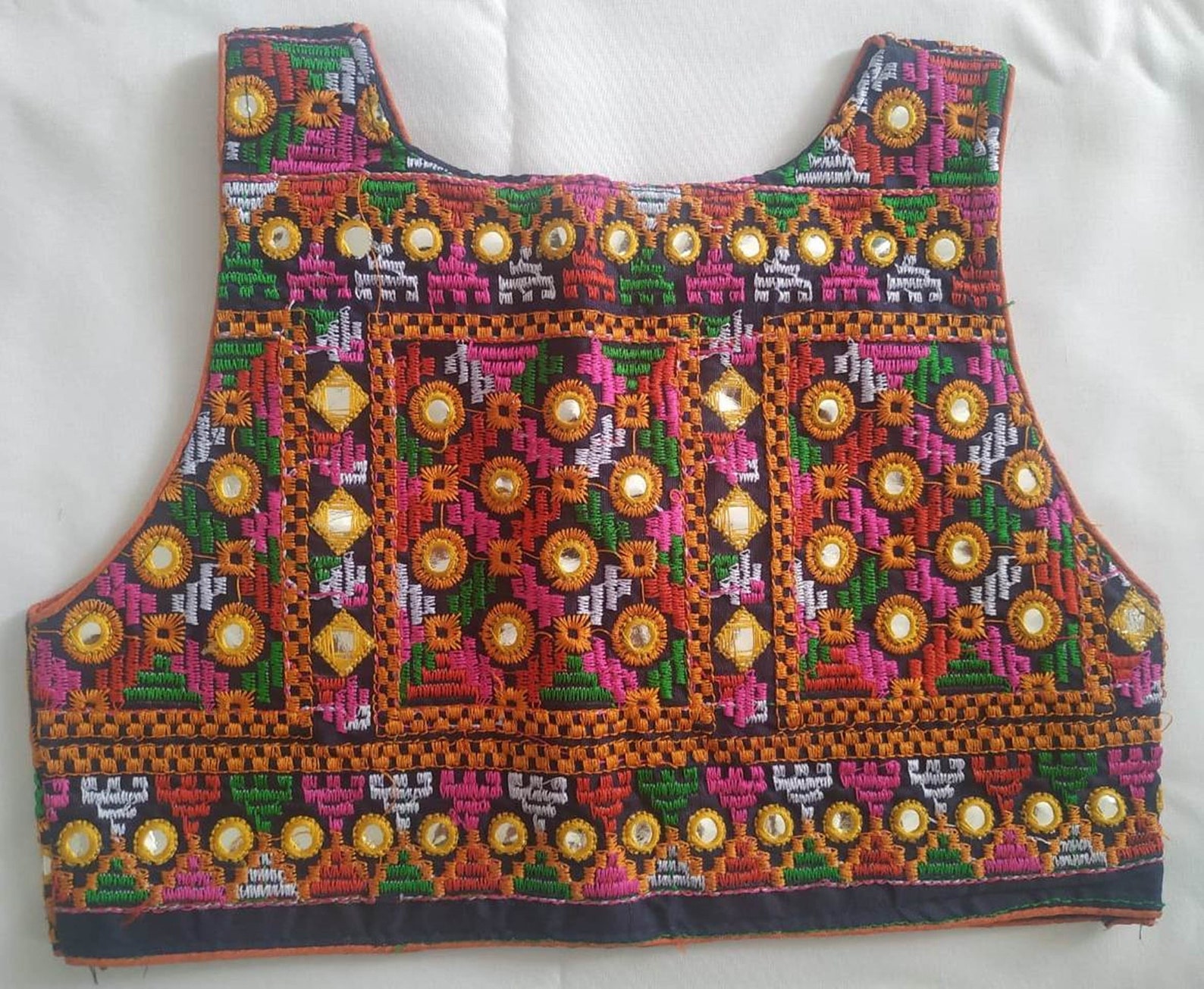 Gujarati Embroidered Long Sleeve JacketIndian Traditional Etsy