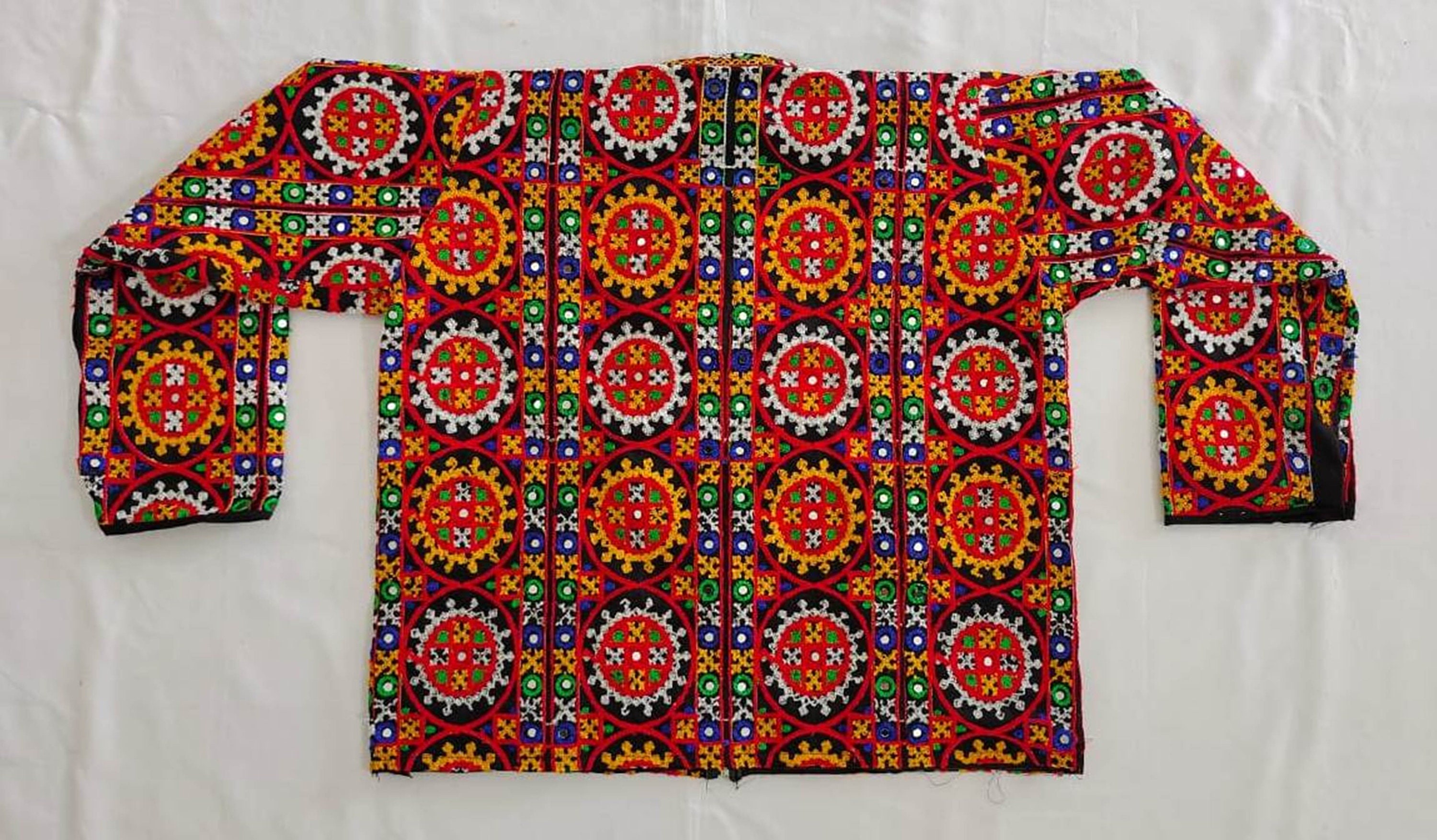 Kutch Embroidered Full Sleeve JacketGujarati Traditional Etsy