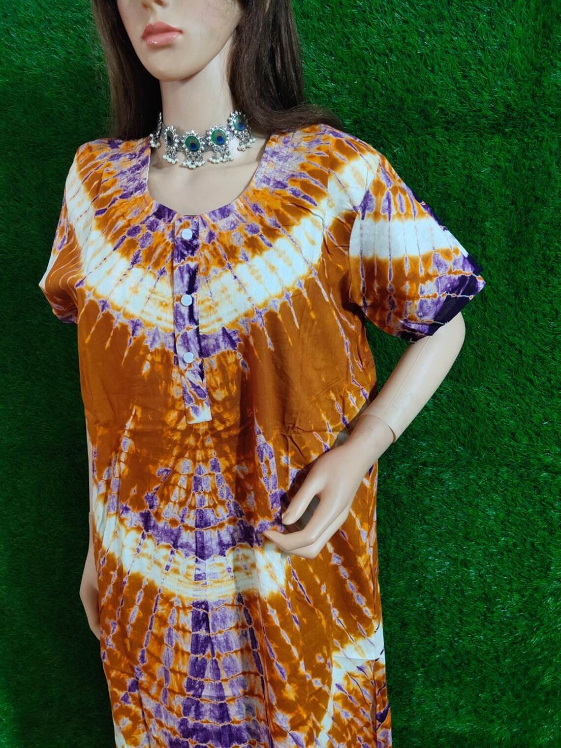 Batik Print Cotton Night GownWomen SleepwearSoft Cotton Etsy