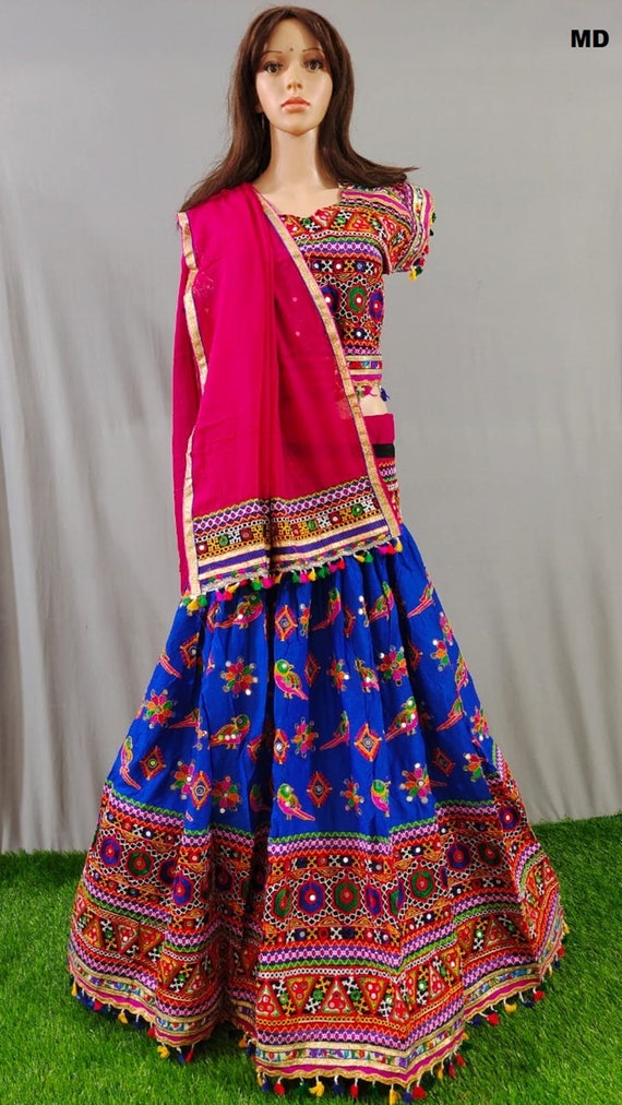 Gujarati ghagra choli dress Clearance