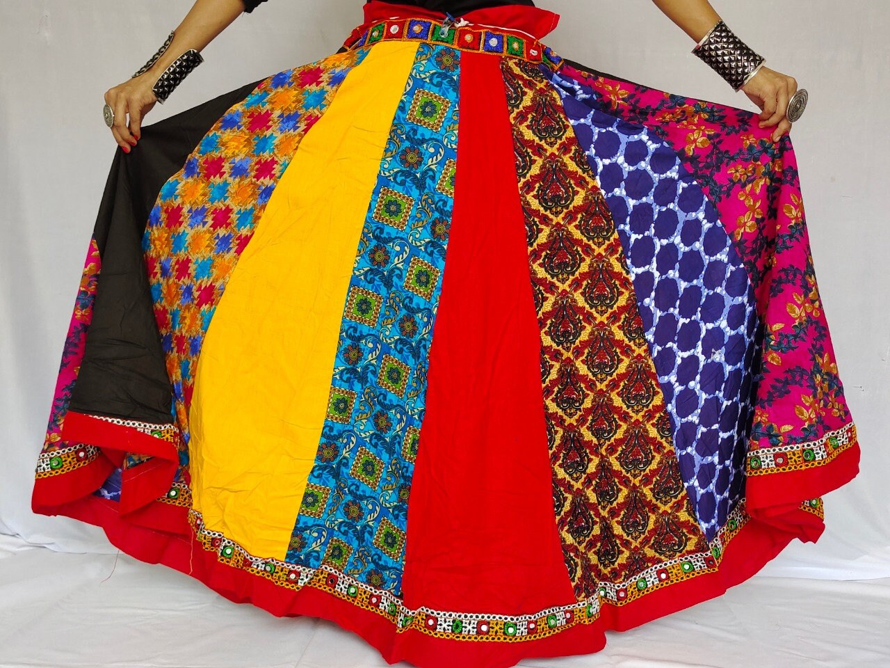 Multi Color Cotton Chaniya Choli Long 