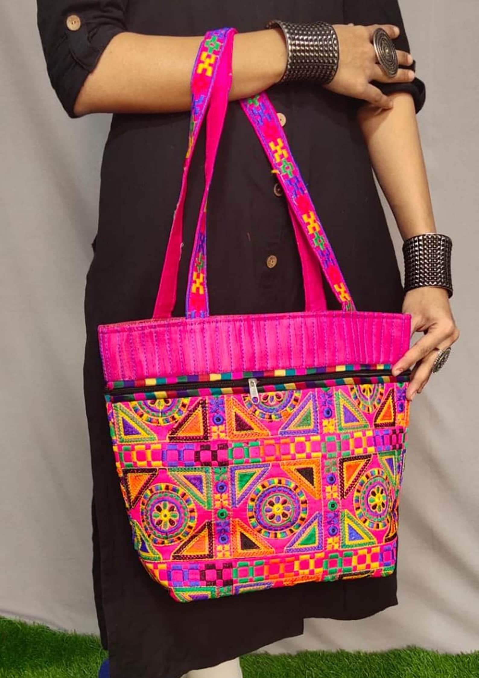 Women's Shoulder Purse-Gujarati Traditional Handbag-Kutch | Etsy