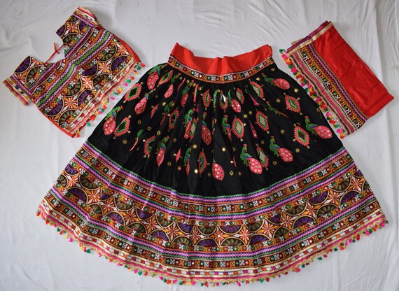 black garba dress