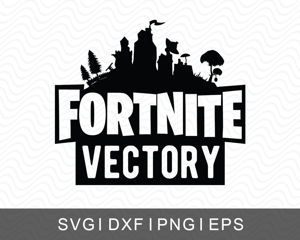 Download Fortnite svg Fortnite Victory Logo svg Silhouette Vector ...