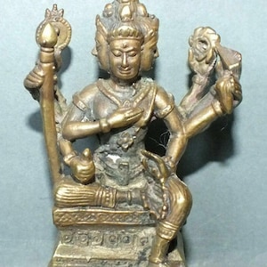 Brass Brahma Statue Thailand