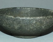 Outstanding Jade Bowl with Fine Carving Thailand FREE SHIPPING